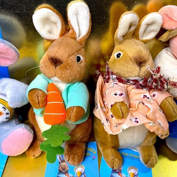 PETER RABBIT 1998 NWT PETER COTTONTAIL’S FAIRYTALE FRIENDS CVS PLUSH STUFFINS - Picture 3 of 16